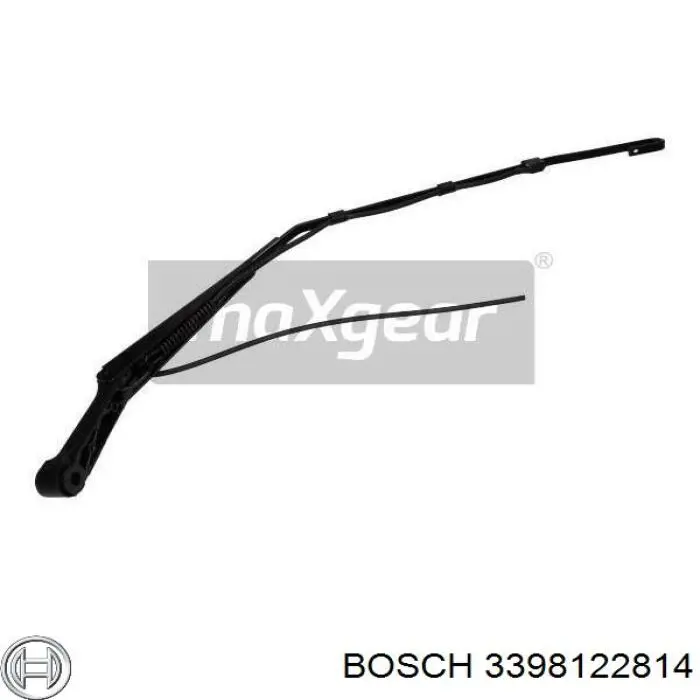 3398122814 Bosch Brazo del limpiaparabrisas lavado de parabrisas
