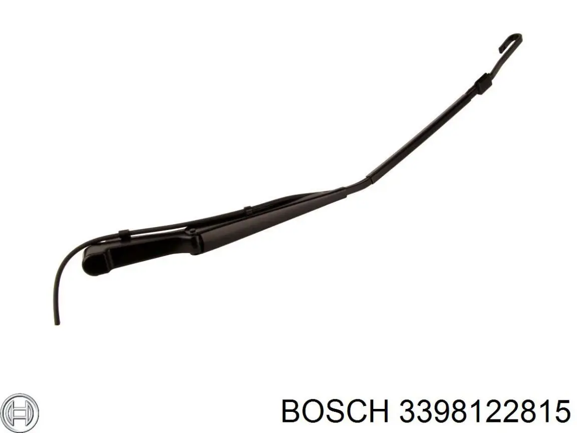 3398122815 Bosch brazo del limpiaparabrisas, lavado de parabrisas, luna delantera