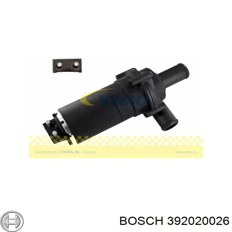 392020026 Bosch bomba de agua, adicional eléctrico