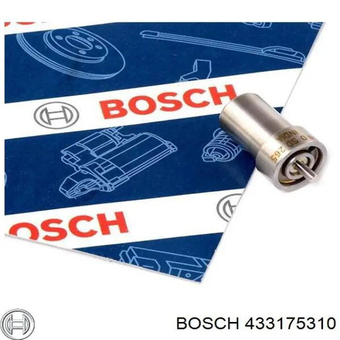 433175310 Bosch pulverizador inyector