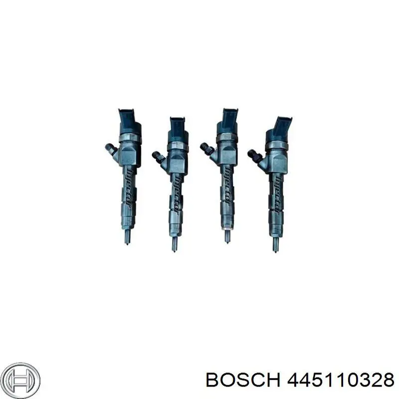 445110328 Bosch inyector de combustible