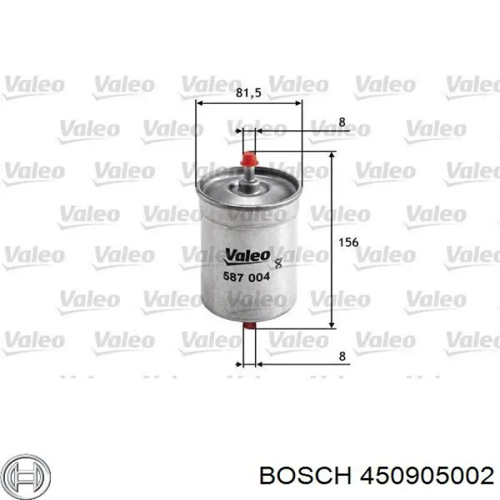 450905002 Bosch filtro combustible