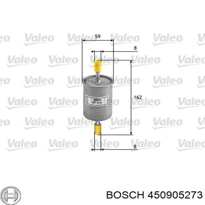 450905273 Bosch filtro combustible