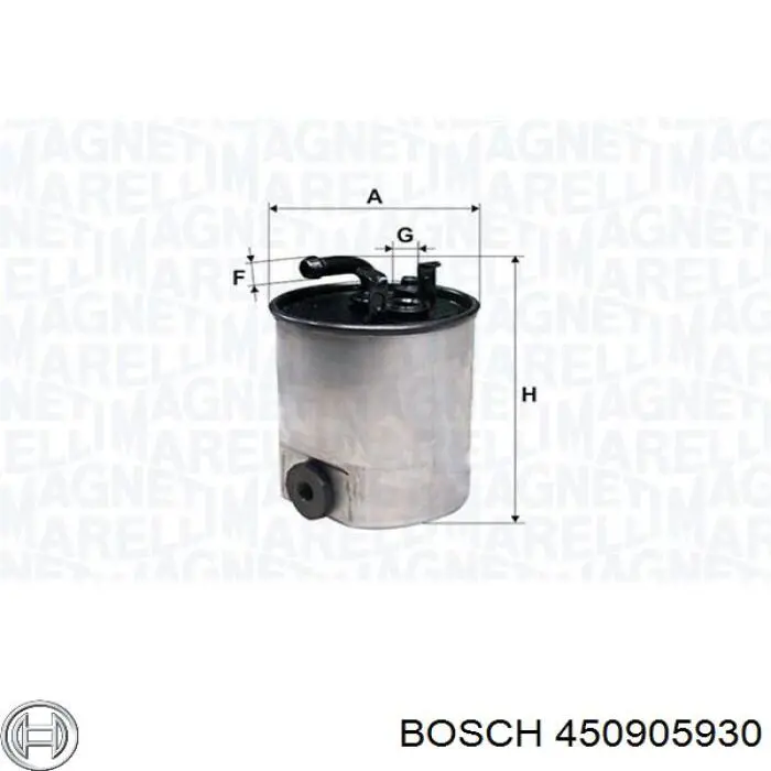 450905930 Bosch filtro combustible