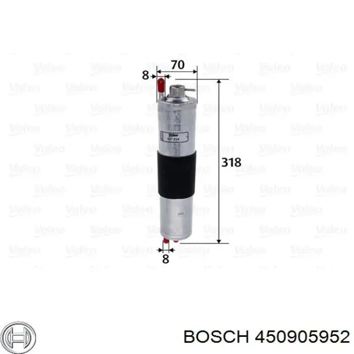 Comprar 450905952 Bosch Filtro diesel