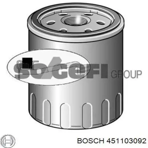 451103092 Bosch filtro de aceite
