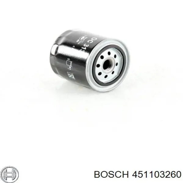 451103260 Bosch filtro de aceite