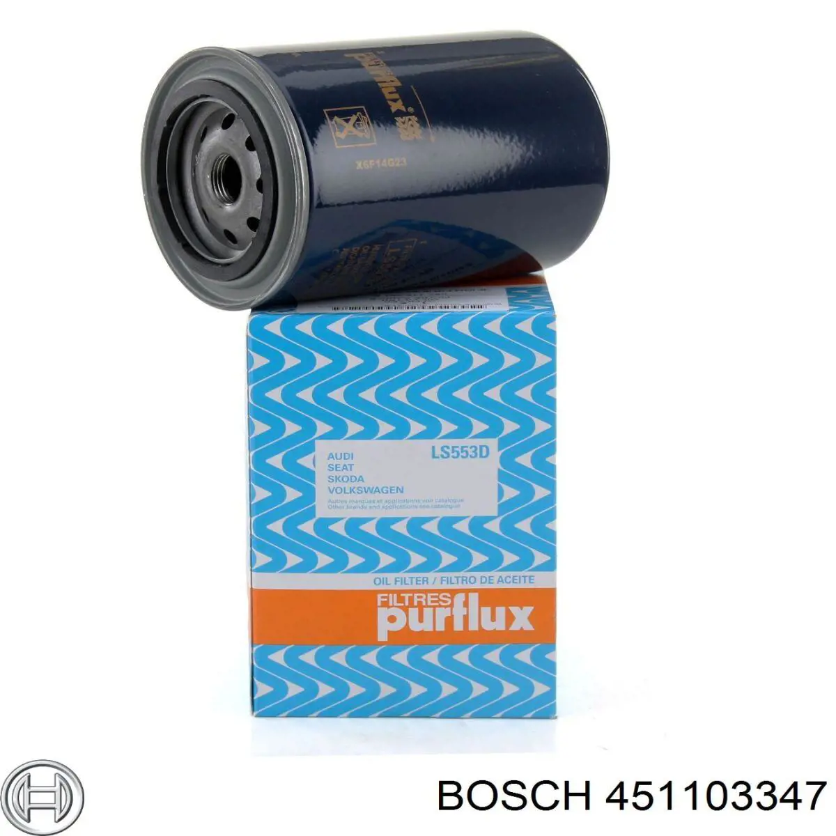 451103347 Bosch filtro de aceite