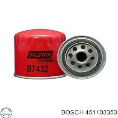 451103353 Bosch filtro de aceite
