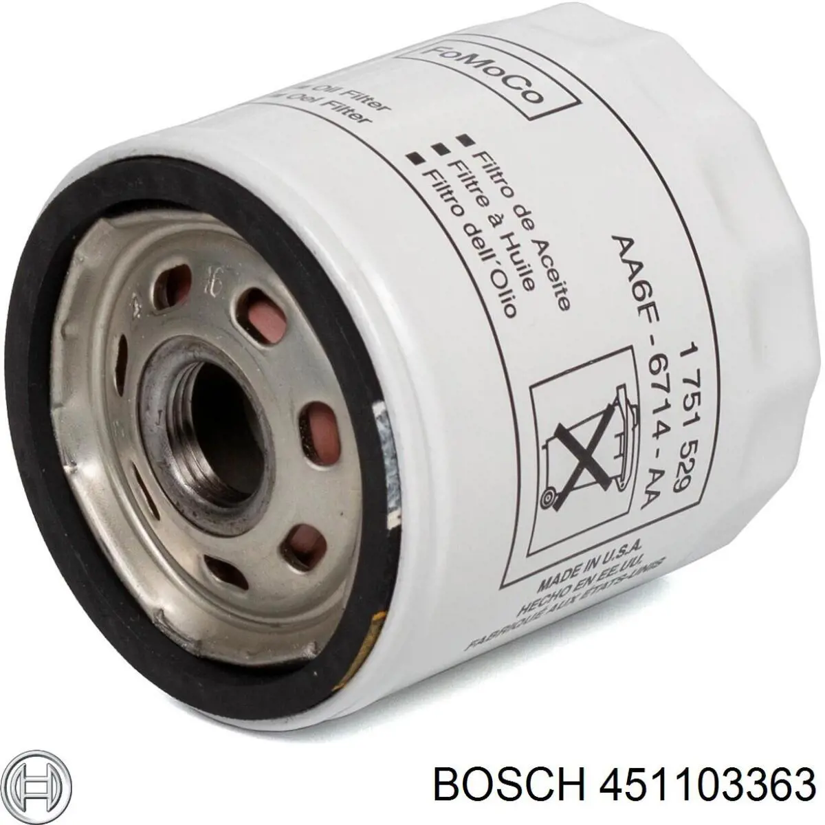 451103363 Bosch filtro de aceite