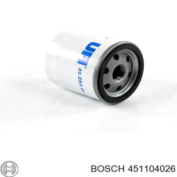 451104026 Bosch filtro de aceite