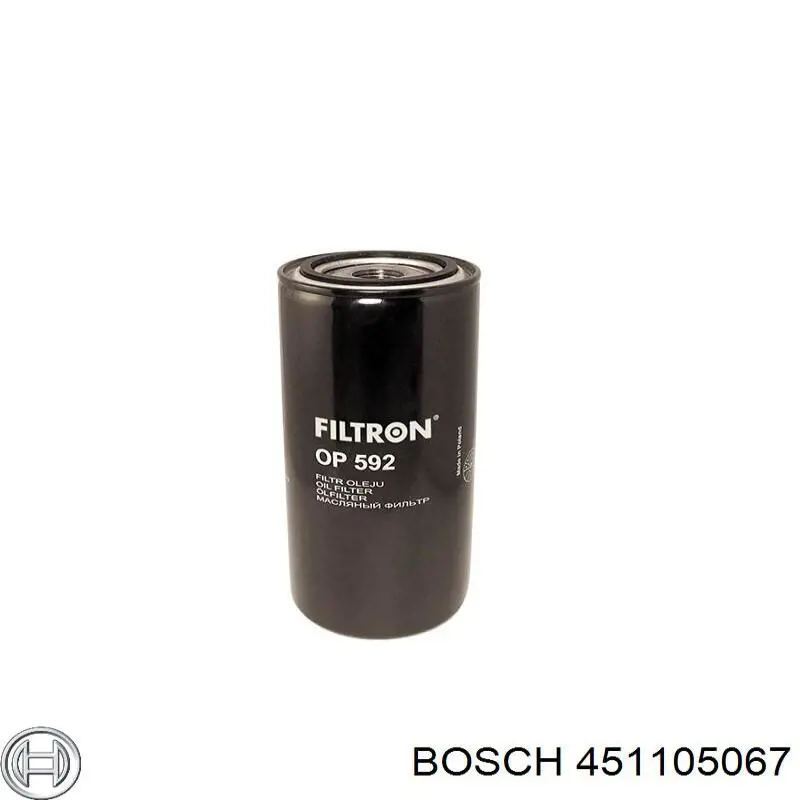 Filtro de aceite Bosch 451105067 precio, desde 11,65 EUR