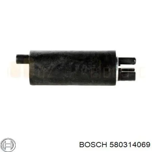 580314069 Bosch elemento de turbina de bomba de combustible