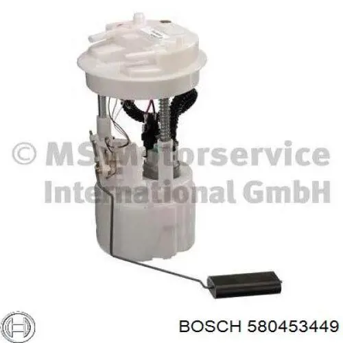 580453449 Bosch elemento de turbina de bomba de combustible