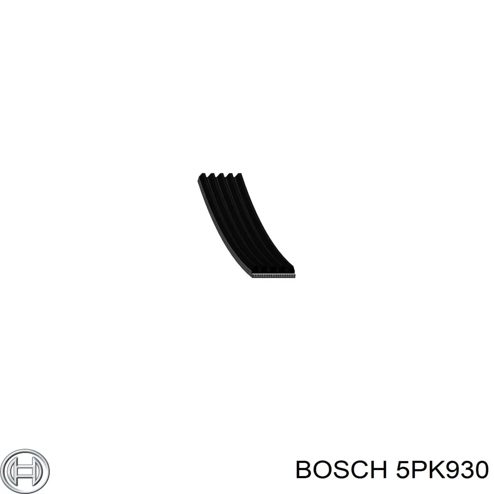 5PK930 Bosch correa trapezoidal