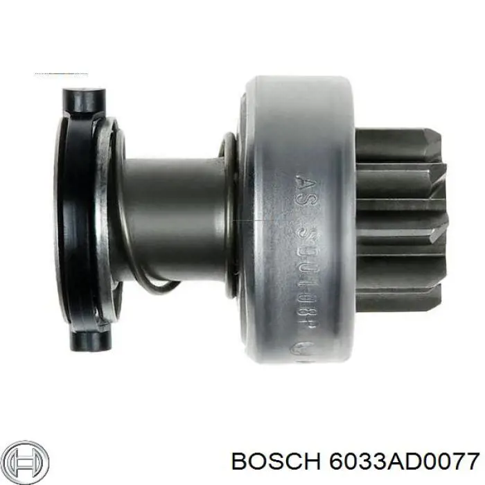 6033AD0077 Bosch bendix, motor de arranque
