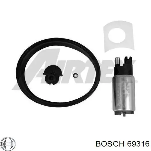 K04897754AA Fiat/Alfa/Lancia elemento de turbina de bomba de combustible