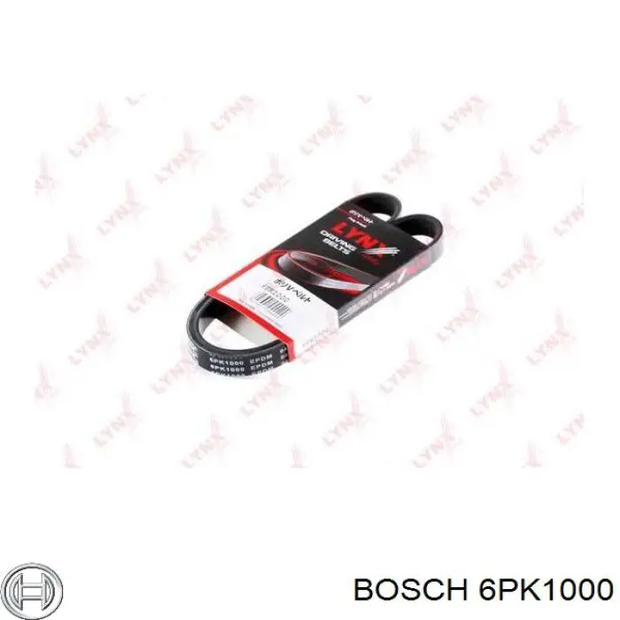 6PK1000 Bosch correa trapezoidal