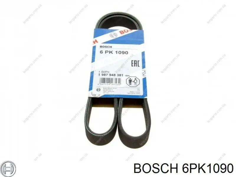 6PK1090 Bosch correa trapezoidal