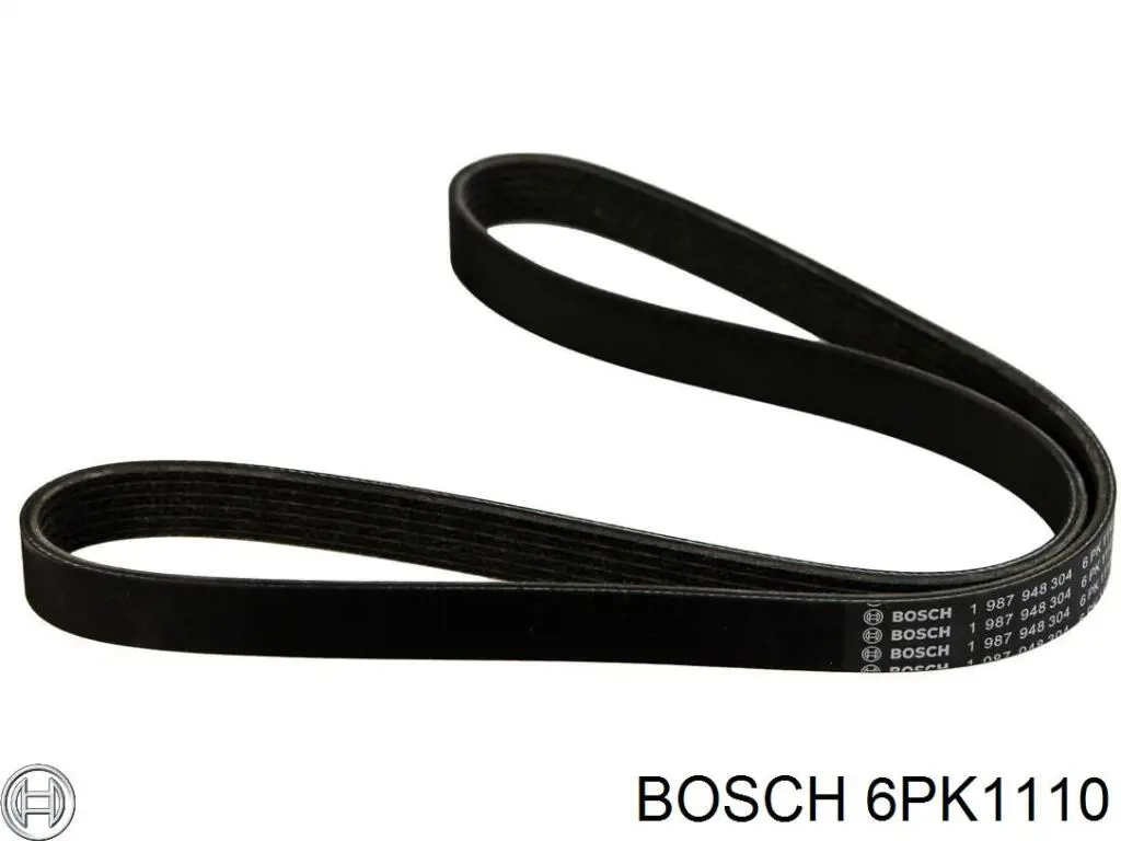 6PK1110 Bosch correa trapezoidal
