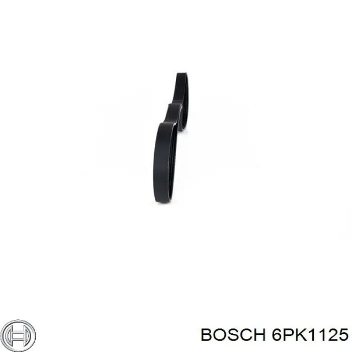 6PK1125 Bosch correa trapezoidal