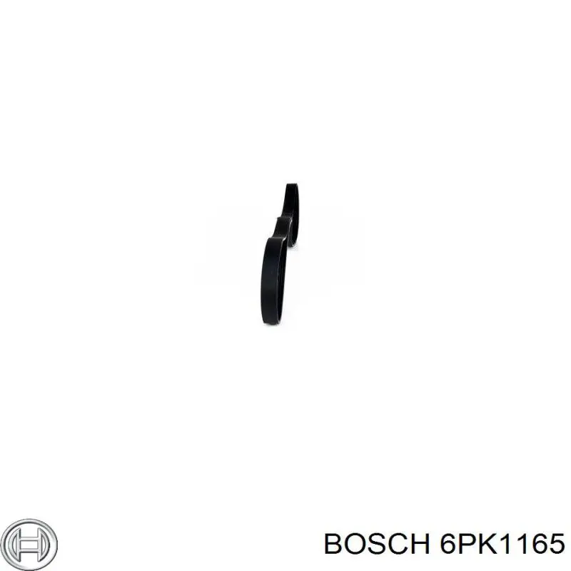 6PK1165 Bosch correa trapezoidal