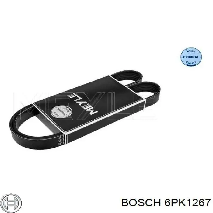 6PK1267 Bosch correa trapezoidal