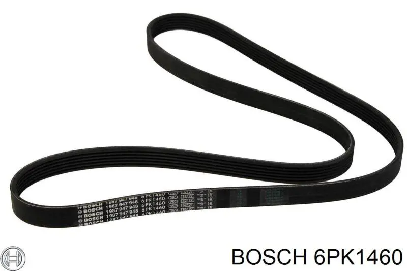 6PK1460 Bosch correa trapezoidal