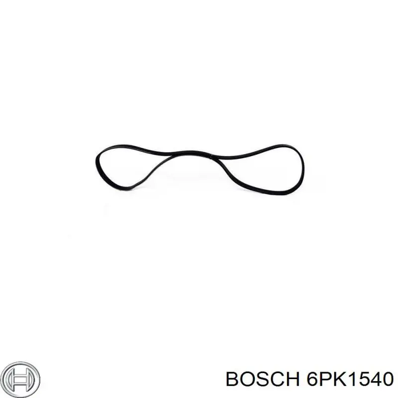 6PK1540 Bosch correa trapezoidal