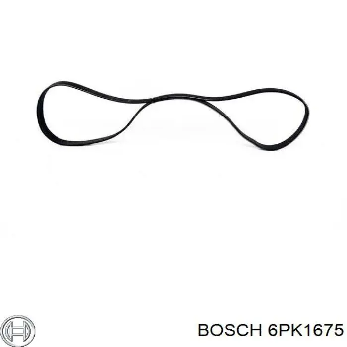 6PK1675 Bosch correa trapezoidal