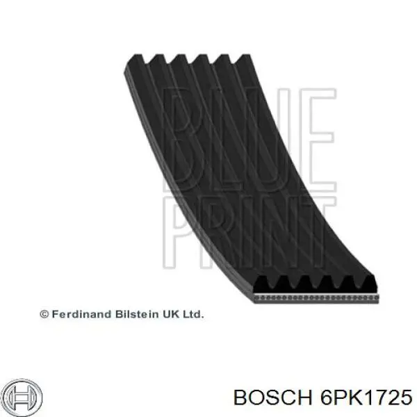 6PK1725 Bosch correa trapezoidal