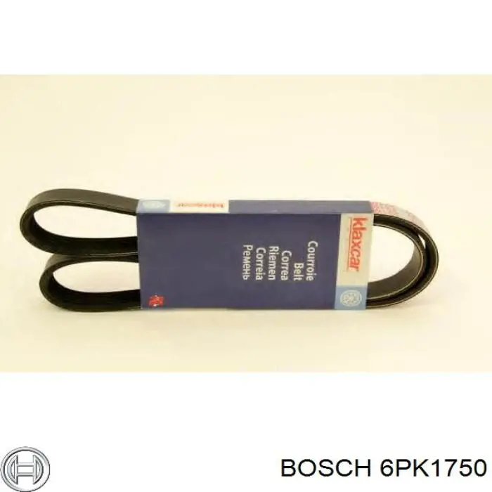 6PK1750 Bosch correa trapezoidal