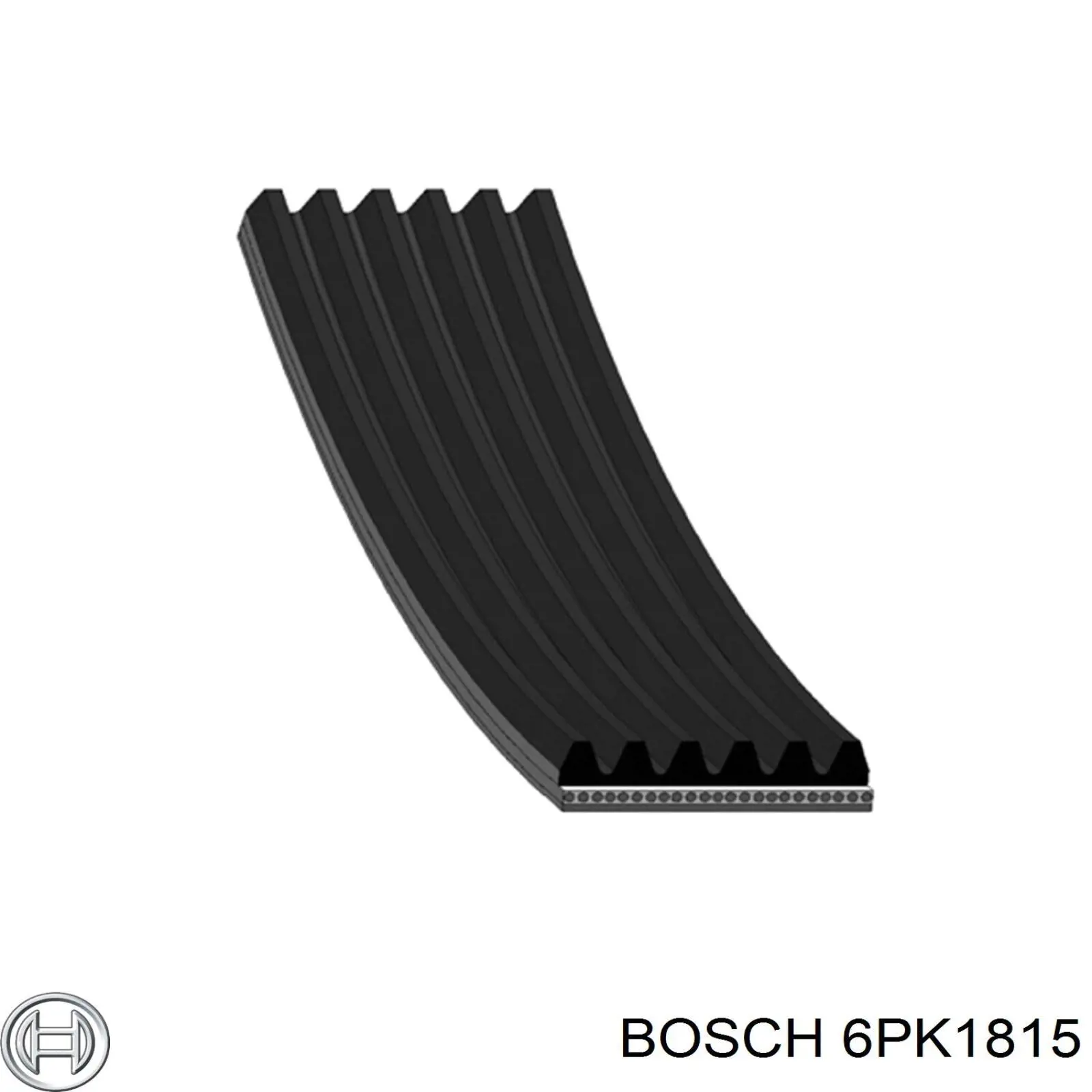 6PK1815 Bosch correa trapezoidal