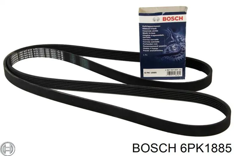 6PK1885 Bosch correa trapezoidal