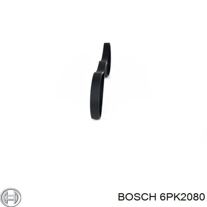 6PK2080 Bosch correa trapezoidal
