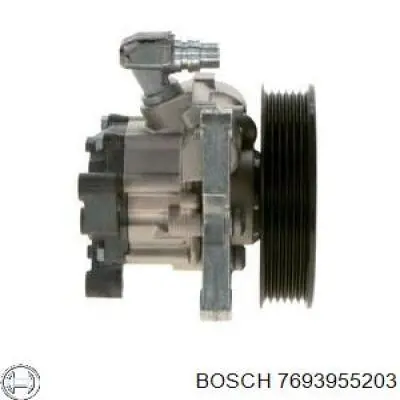 7693955203 Bosch bomba hidráulica de dirección