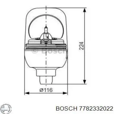 Baliza destellante 7782332022 Bosch
