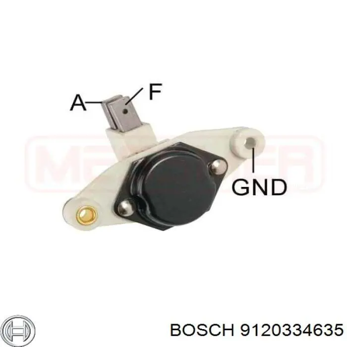 9120334635 Bosch alternador
