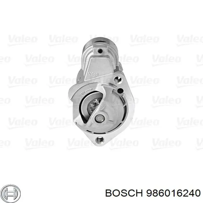 986016240 Bosch motor de arranque