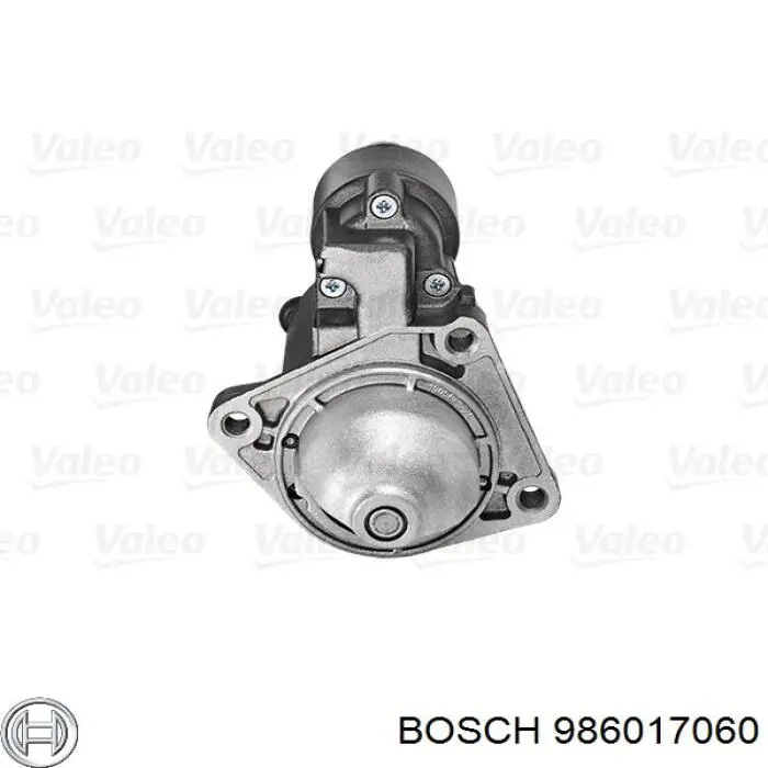 986017060 Bosch motor de arranque