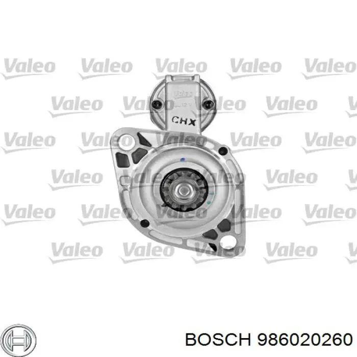 986020260 Bosch motor de arranque