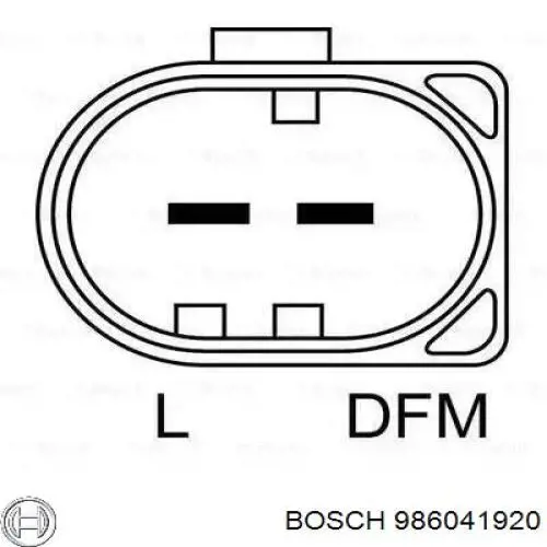 Alternador del motor Bosch 986041920 precio, desde 47,64 EUR