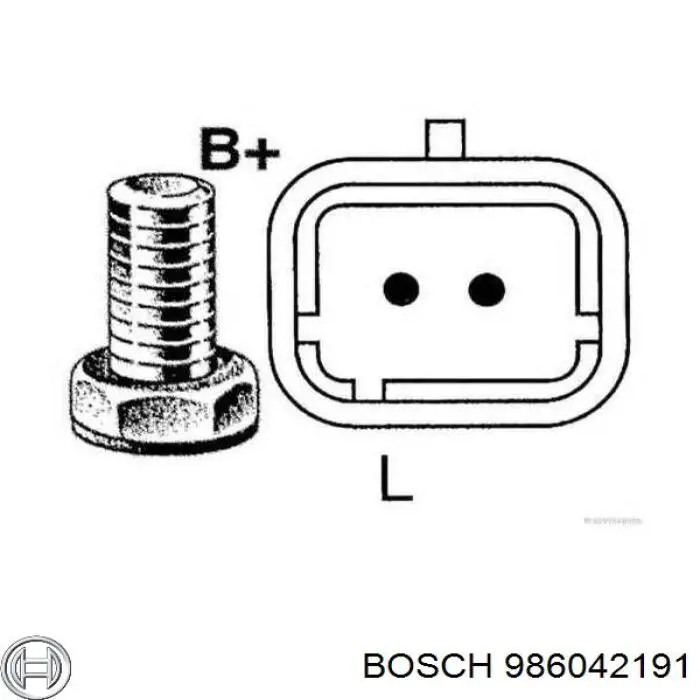 Alternador del motor Bosch 986042191 precio, desde 184,74 EUR