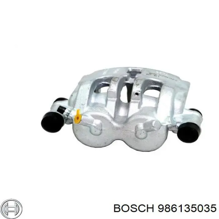 986135035 Bosch pinza de freno delantera izquierda