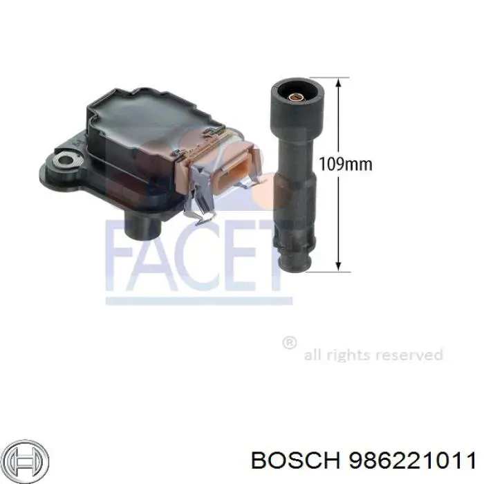 986221011 Bosch bobina
