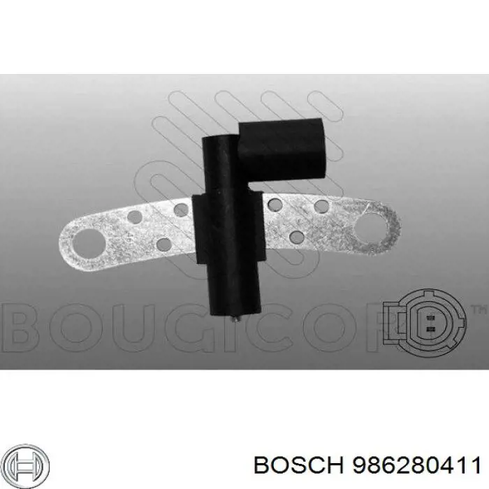 986280411 Bosch Sensor de posición del cigüeñal