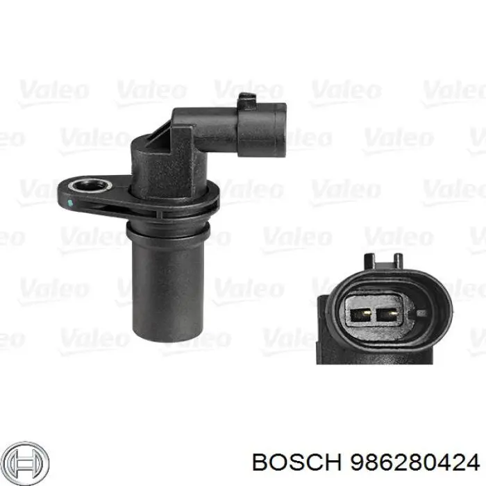 986280424 Bosch sensor de posición del cigüeñal