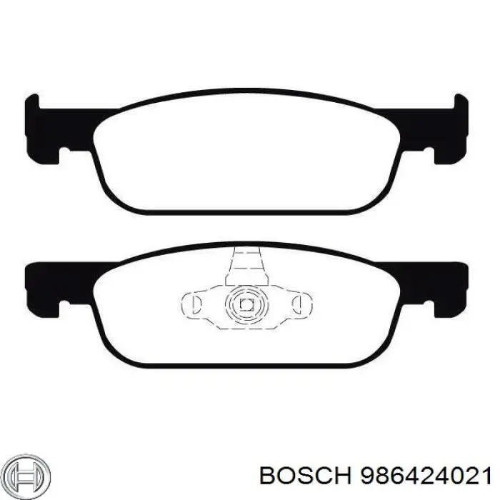 986424021 Bosch pastillas de freno delanteras