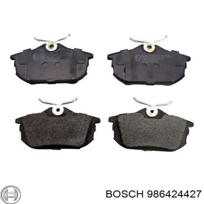 Comprar 986424427 Bosch Pastillas de freno traseras