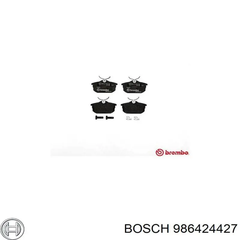 Pastillas traseras de freno Bosch 986424427 precio, desde 21,35 EUR